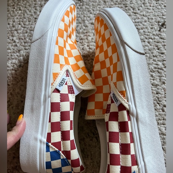 VANS CLASSIC SLIP ON CHECKERED SHOES MEN 7.5, women 9 - Picture 7 of 7
